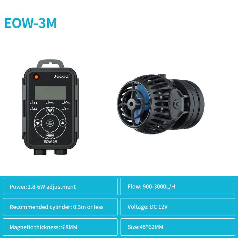 Aquarium Wave Pump with WiFi Control – EOW & ELW Series (Saltwater & Freshwater)