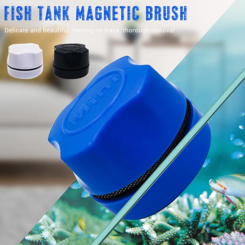 Aquarium Fish Tank Magnetic Clean Brush Glass Window Algae Scraper Cleaner Plastic Sponge Accessories Scrubber Cleaner Brush Hot
