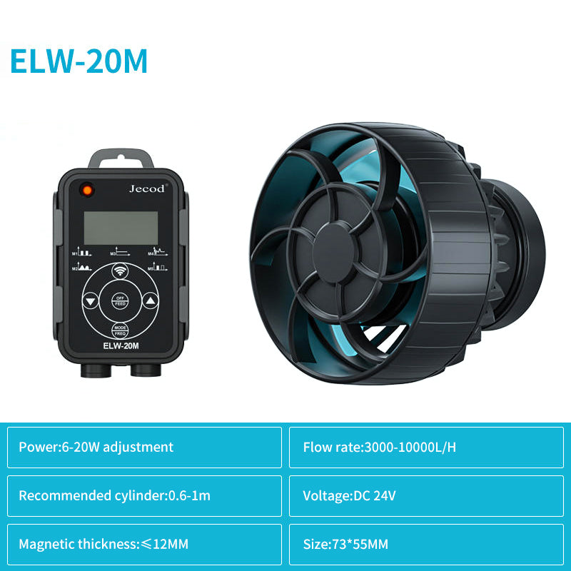 Aquarium Wave Pump with WiFi Control – EOW & ELW Series (Saltwater & Freshwater)