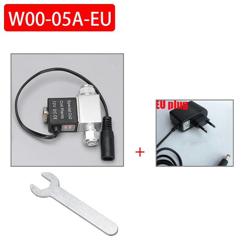 Aquarium CO2 Solenoid Valve – Low Temperature Aluminum Alloy, DIY Automatic Switch (US/EU/UK)