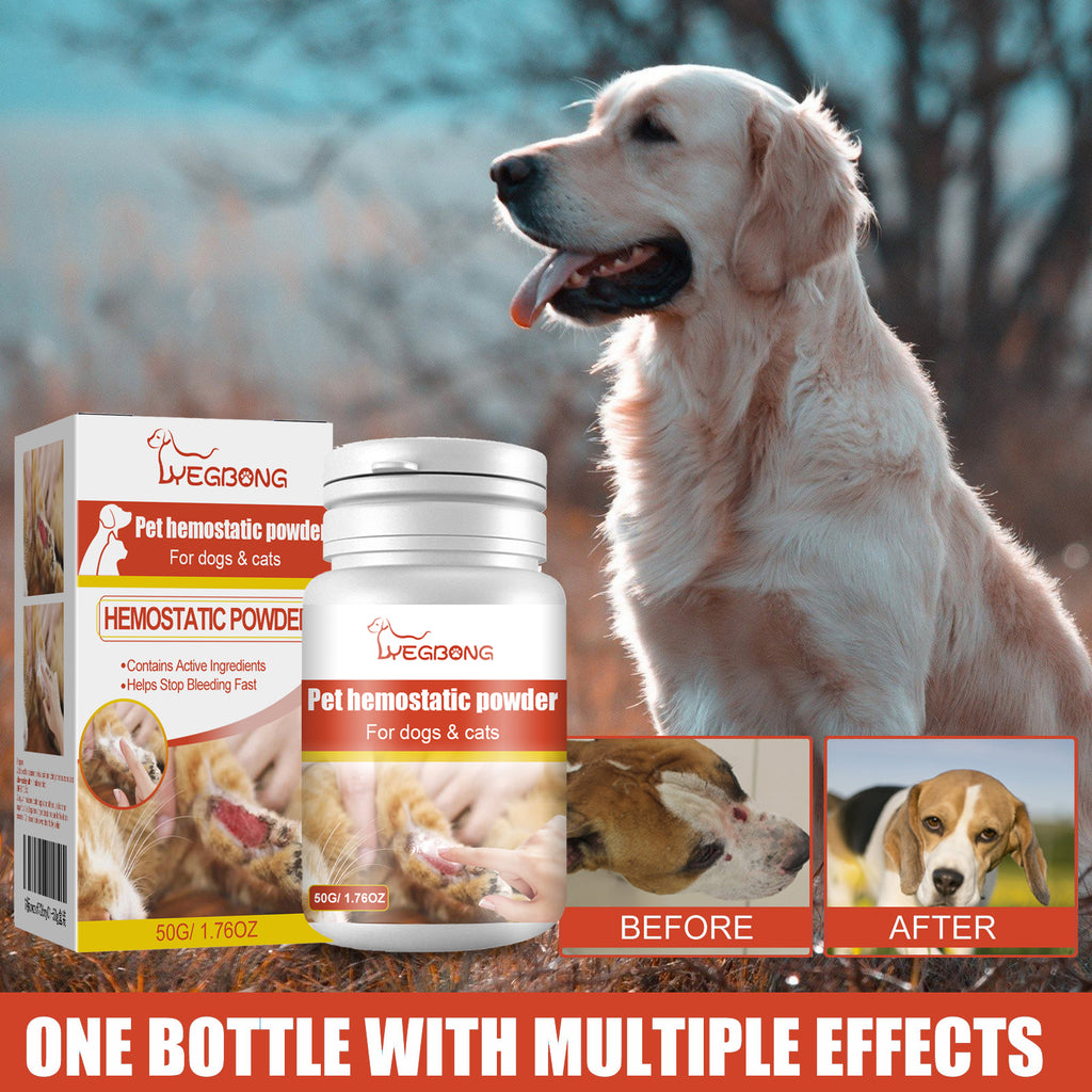 Pet Styptic Powder – Fast-Acting Hemostatic & Wound Cleaning Powder for Cats & Dogs