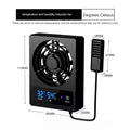 Smart Reptile Cooling Fan with Thermo-Hygrostat & LED Display, Low Noise for Terrarium/Aquarium