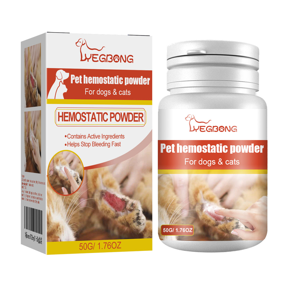Pet Styptic Powder – Fast-Acting Hemostatic & Wound Cleaning Powder for Cats & Dogs