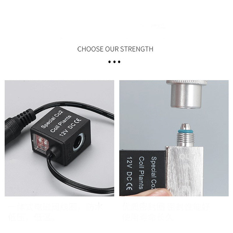 Aquarium CO2 Low Temperature Solenoid Valve DIY Automatic Switch Solenoid Valve