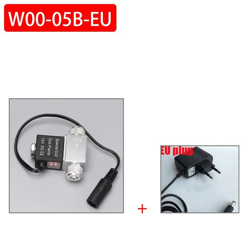 Aquarium CO2 Solenoid Valve – Low Temperature Aluminum Alloy, DIY Automatic Switch (US/EU/UK)