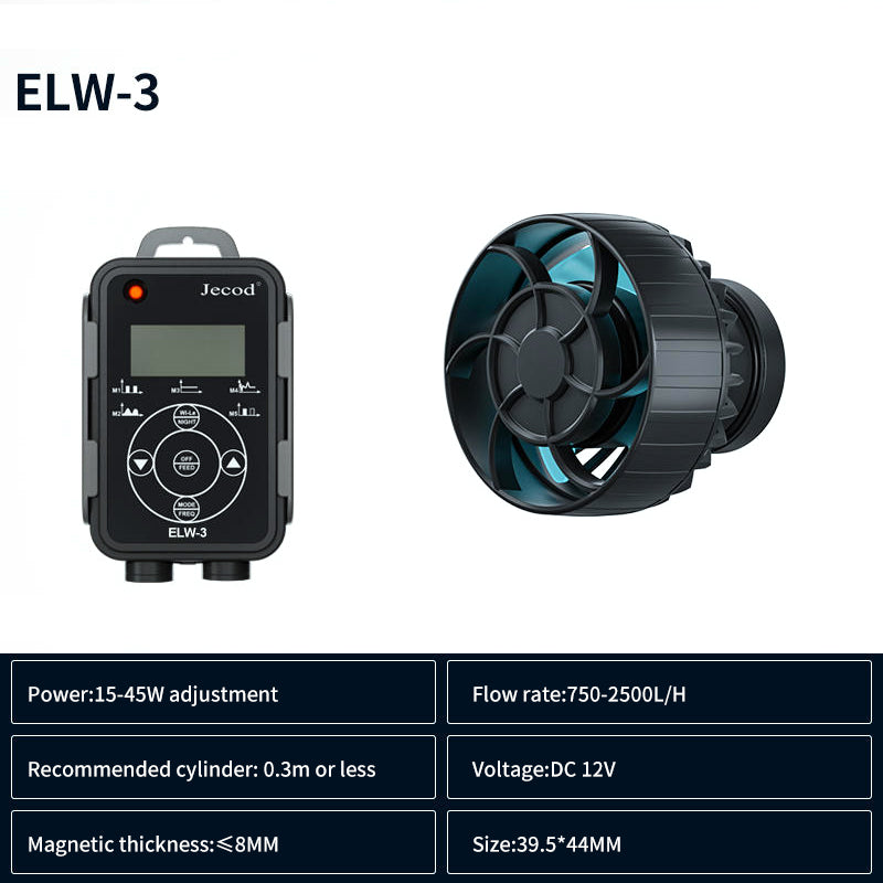 Fish tank wave pump EOW ELW seawater tank aquarium WIFI surf pump oxygenation wave pump
