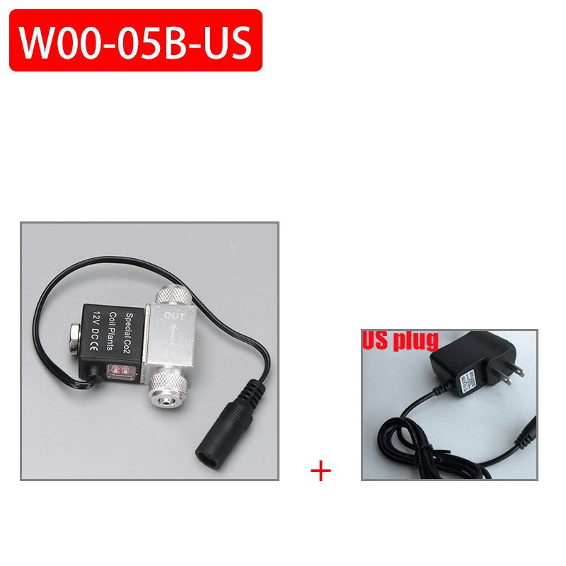 Aquarium CO2 Solenoid Valve – Low Temperature Aluminum Alloy, DIY Automatic Switch (US/EU/UK)
