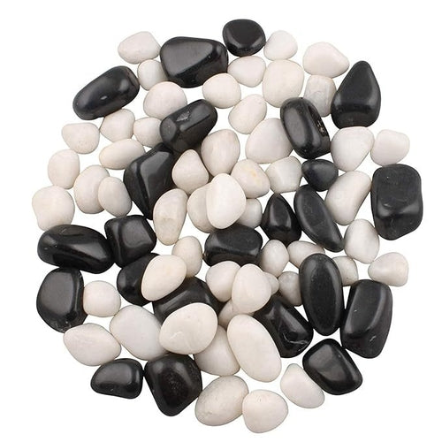 Decorative Medium Size Polished Marble Stone Pebbles for Plant Pots